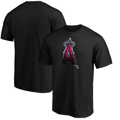 Los Angeles Angels Team Midnight Mascot Unisex T-Shirt Black