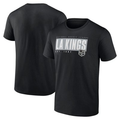 Los Angeles Kings Blocked Out Unisex T-Shirt - Black