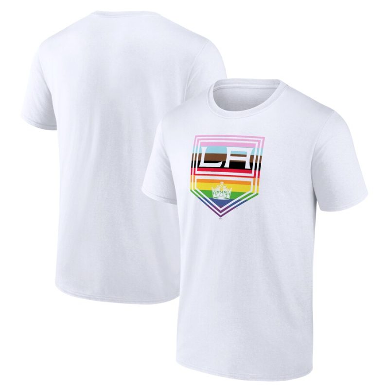 Los Angeles Kings Team Pride Logo Unisex T-Shirt - White