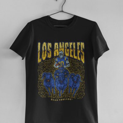 Los Angeles R Football Skeleton Unisex T-Shirt CTS1294