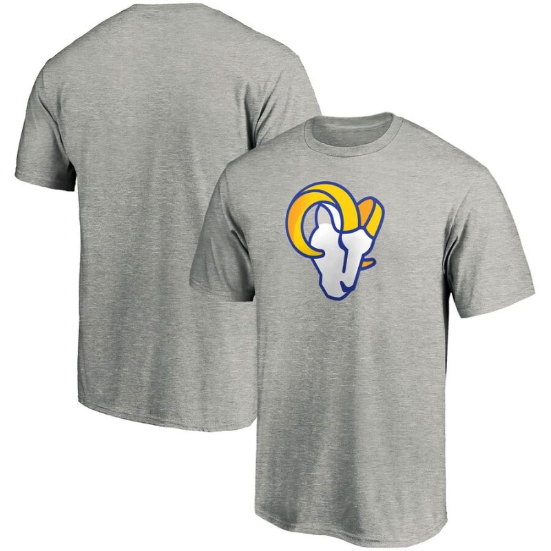 Los Angeles Rams Primary Logo Unisex T-Shirt - Heathered Gray