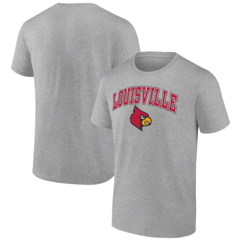 Louisville Cardinals Campus Unisex T-Shirt Steel