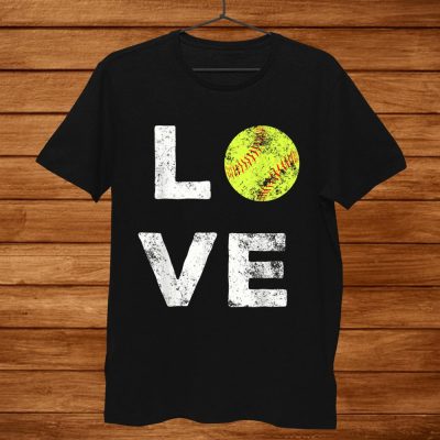 Love Softball American Team Fan Unisex T-Shirt
