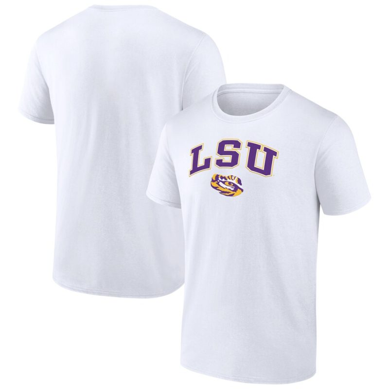 Lsu Tigers Campus Unisex T-Shirt White