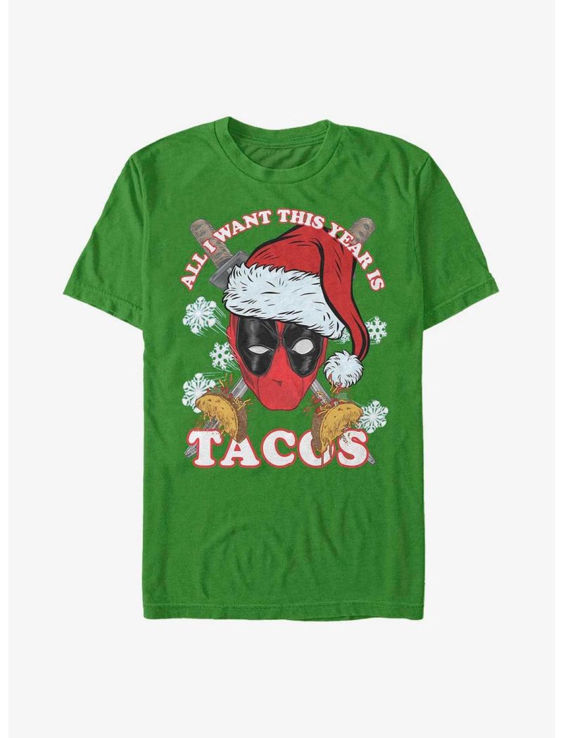 Marvel Deadpool All I Want Is Tacos Unisex T-Shirt