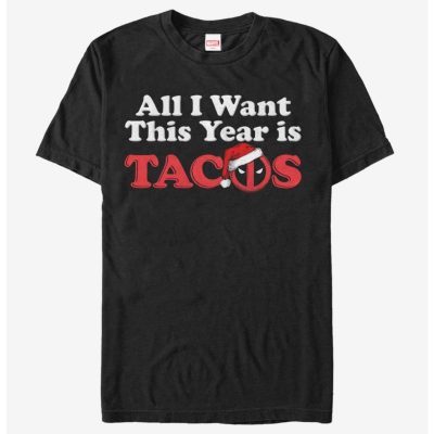 Marvel Deadpool All I Want Tacos Unisex T-Shirt
