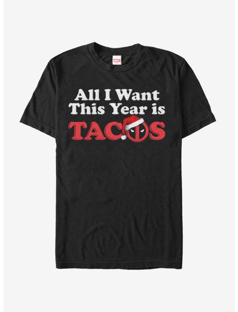 Marvel Deadpool All I Want Tacos Unisex T-Shirt