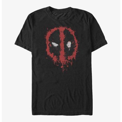 Marvel Deadpool Evil Eye Splatter Icon Big & Tall Unisex T-Shirt