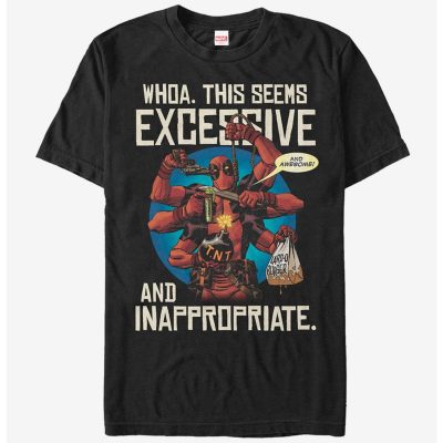 Marvel Deadpool Excessive Behavior Unisex T-Shirt