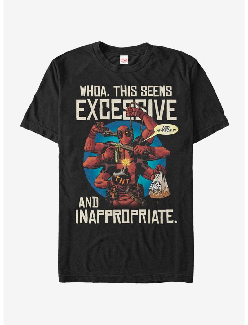 Marvel Deadpool Excessive Behavior Unisex T-Shirt