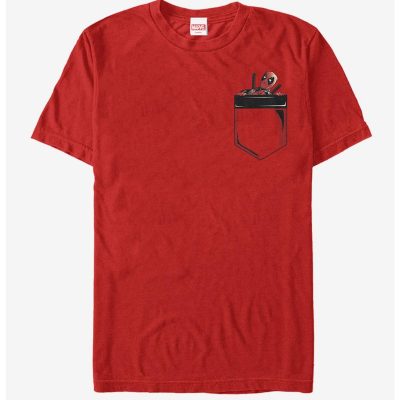 Marvel Deadpool Faux Pocket Unisex T-Shirt