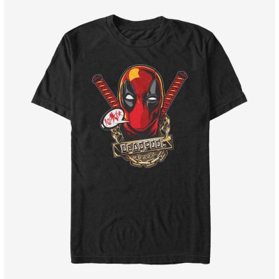 Marvel Deadpool Gold Plated Unisex T-Shirt