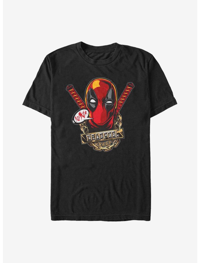 Marvel Deadpool Gold Plated Unisex T-Shirt