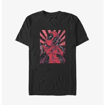 Marvel Deadpool Heart Hands Big & Tall Unisex T-Shirt