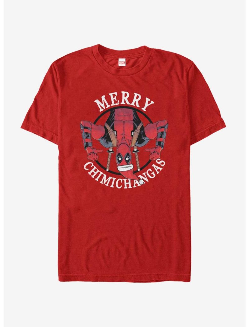 Marvel Deadpool Merry Chimichangas Unisex T-Shirt