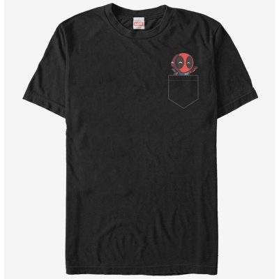 Marvel Deadpool Mini Faux Pocket Friend Unisex T-Shirt