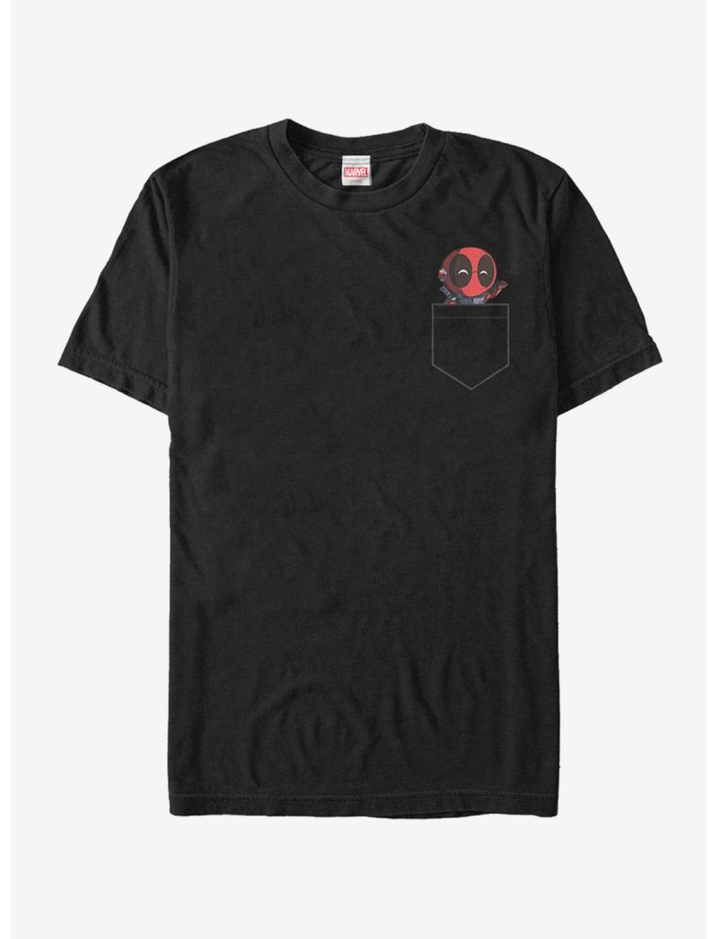 Marvel Deadpool Mini Faux Pocket Friend Unisex T-Shirt