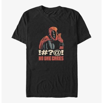 Marvel Deadpool No One Cares Big & Tall Unisex T-Shirt