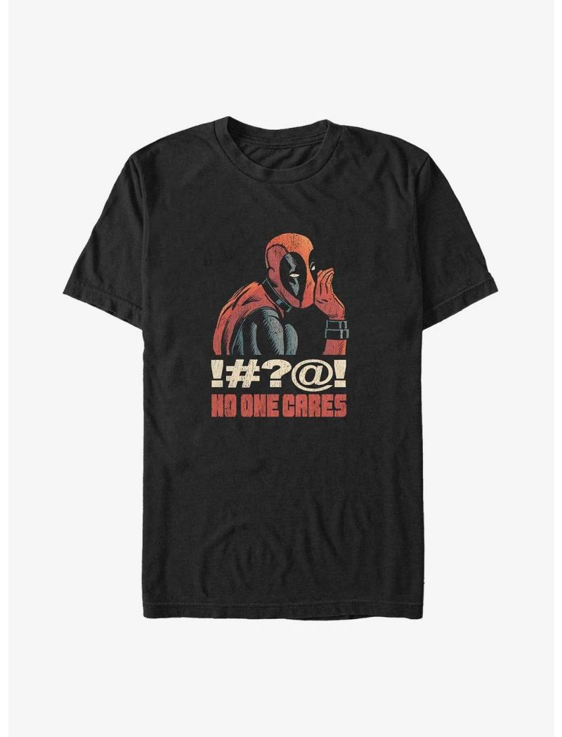 Marvel Deadpool No One Cares Big & Tall Unisex T-Shirt