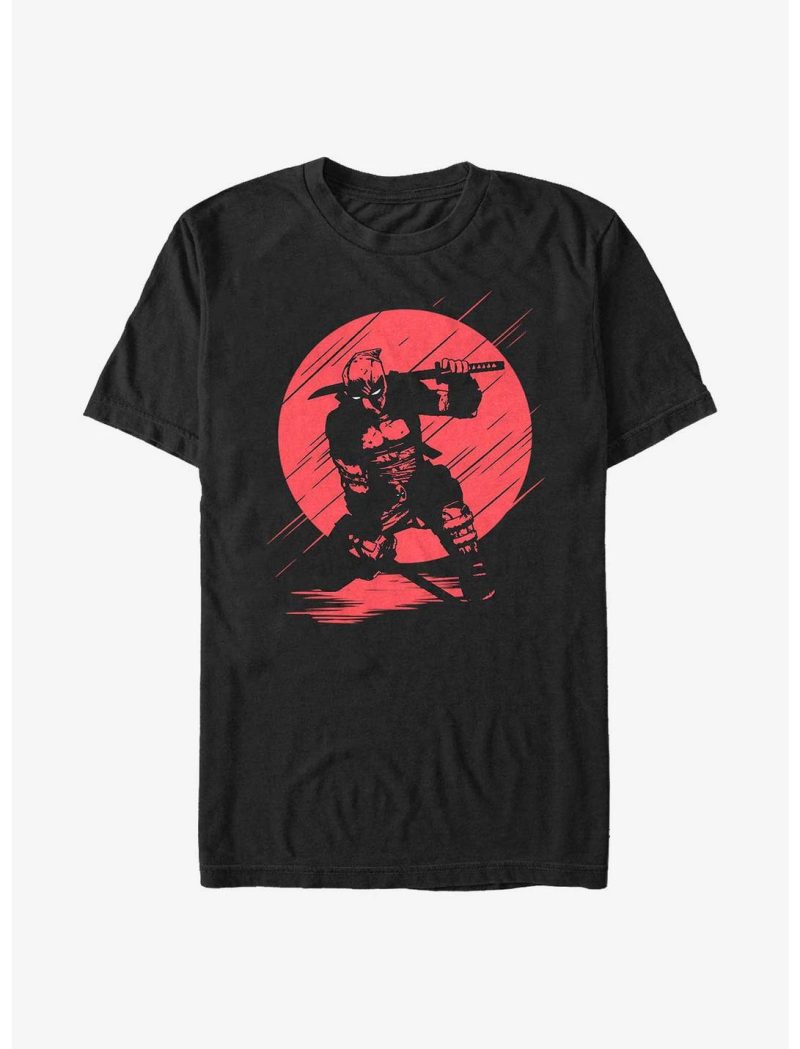 Marvel Deadpool Red Moon Silhouette Unisex T-Shirt