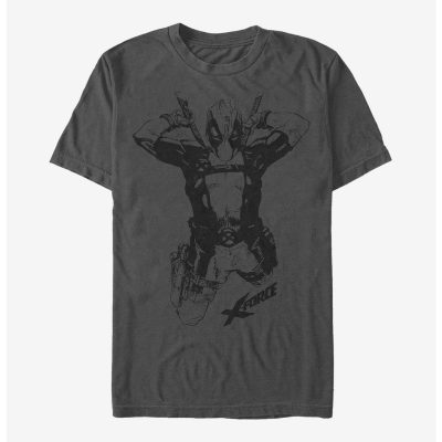 Marvel Deadpool Straight Black Unisex T-Shirt