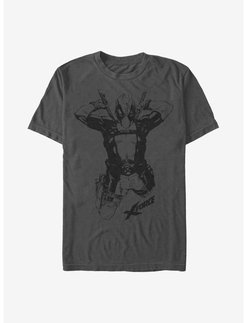 Marvel Deadpool Straight Black Unisex T-Shirt