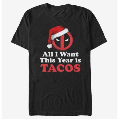 Marvel Deadpool Tacos All I Want Unisex T-Shirt