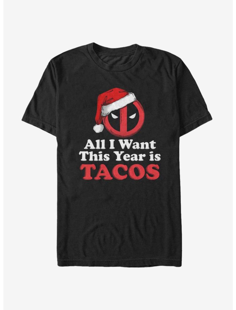 Marvel Deadpool Tacos All I Want Unisex T-Shirt