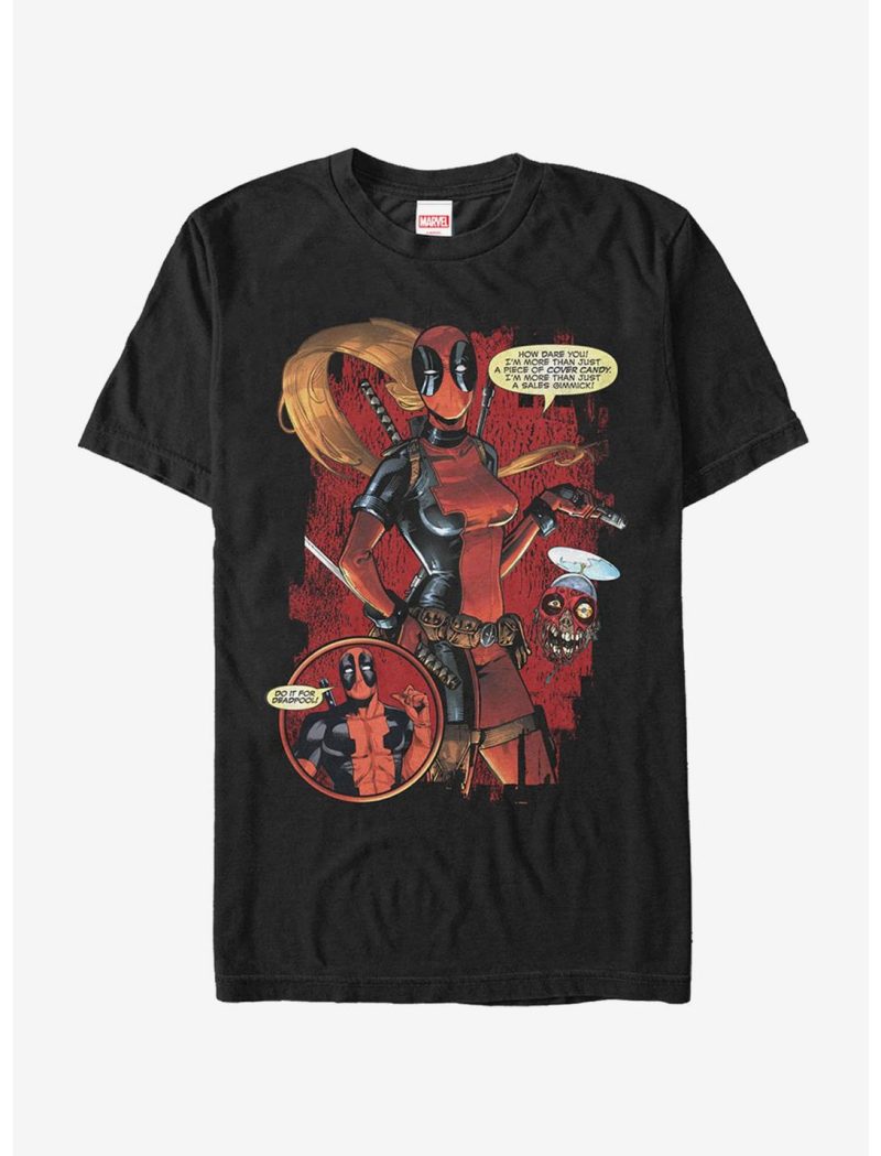 Marvel Lady Deadpool Dare You Unisex T-Shirt