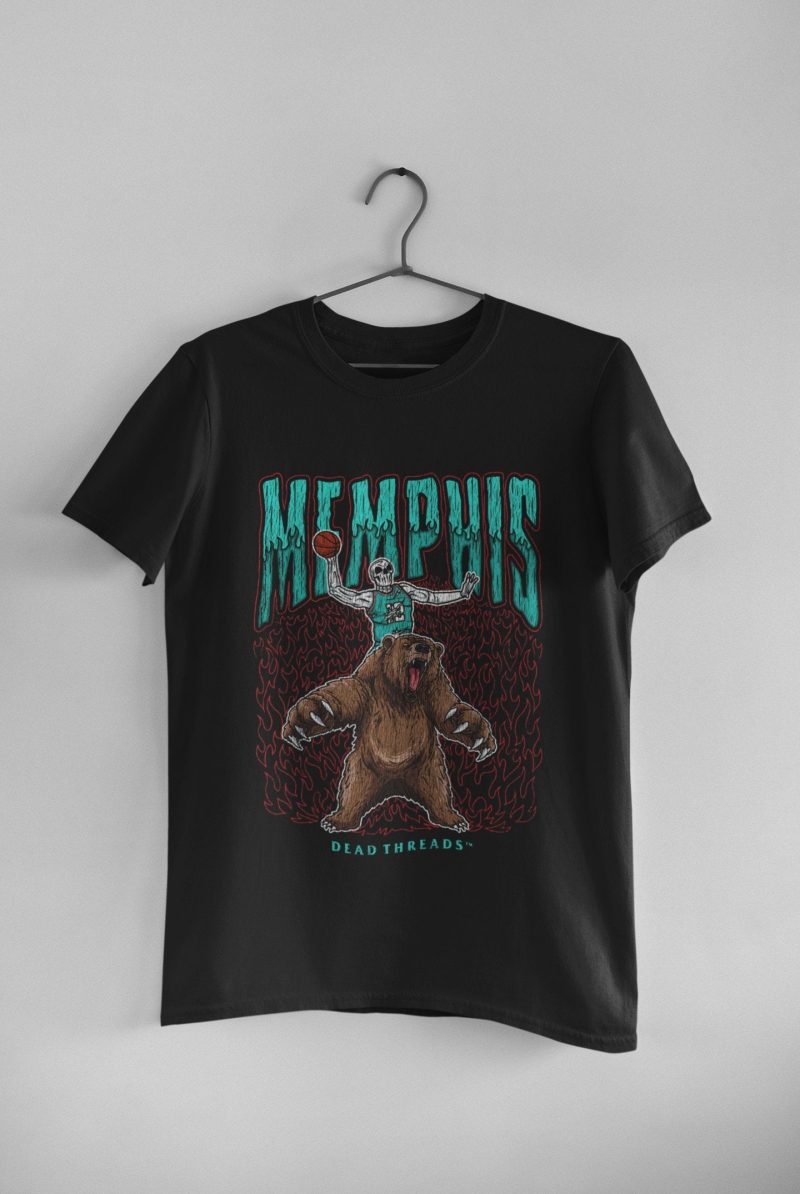 Memphis Basketball Skeleton Unisex T-Shirt CTS1323