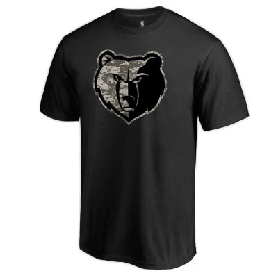 Memphis Grizzlies Camo Collection Cloak Unisex T-Shirt Black