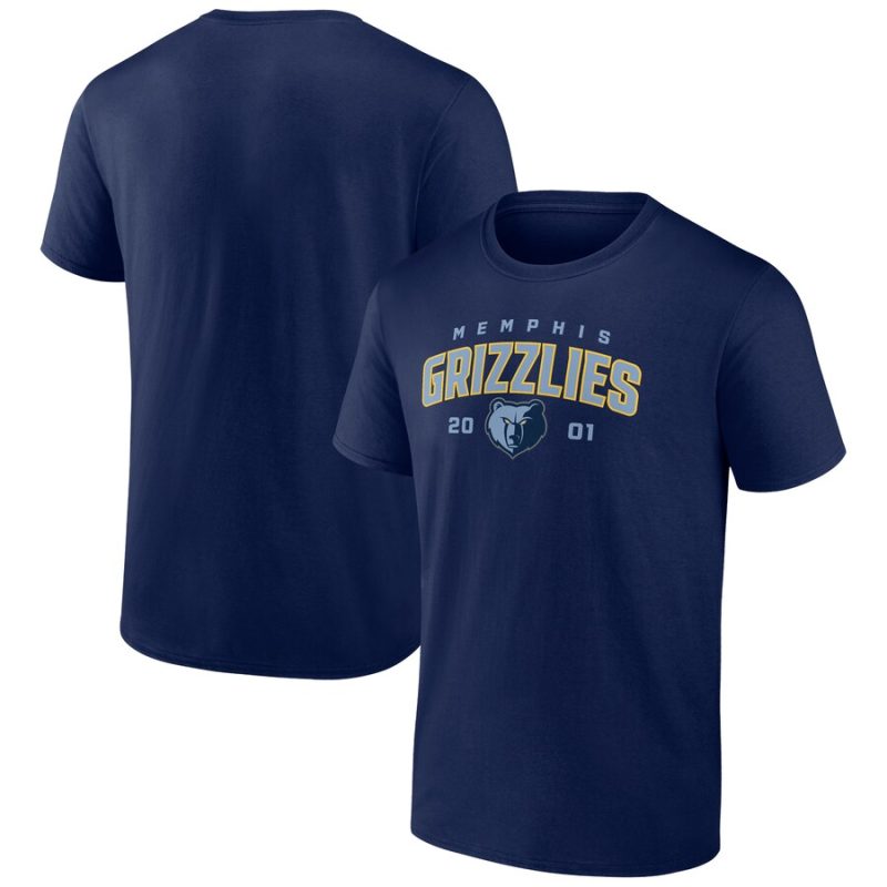 Memphis Grizzlies Rebel Logo Unisex T-Shirt - Navy