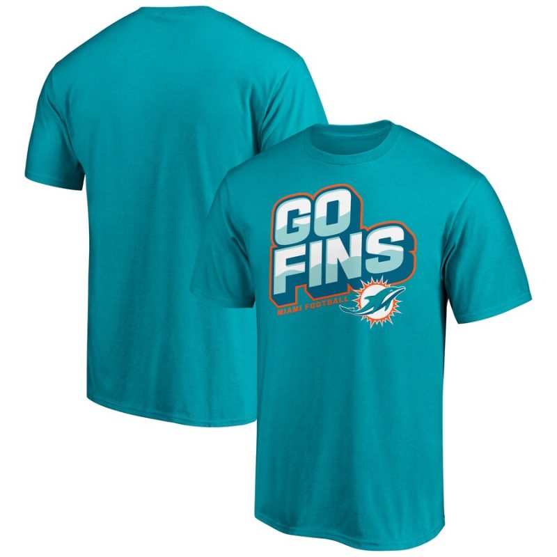 Miami Dolphins Hometown Collection 1st Down Unisex T-Shirt - Aqua