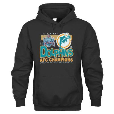 Miami Dolphins Mitchell & Ness NFL Throwback Champs Unisex Hoodie