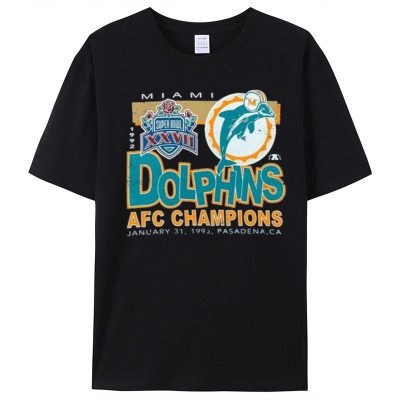 Miami Dolphins Mitchell & Ness NFL Throwback Champs Unisex T-Shirt