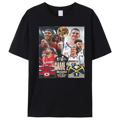 Miami Heat Vs Denver Nuggets On Game2 Inthe Nba Finals Unisex T-Shirt