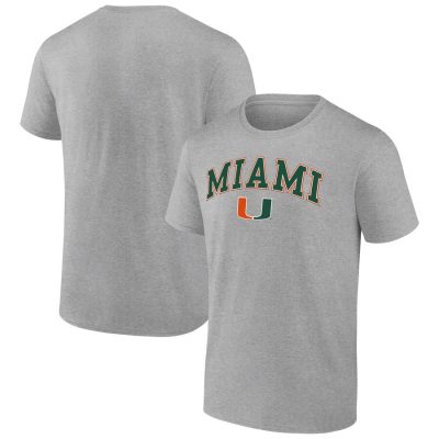 Miami Hurricanes Campus Unisex T-Shirt Steel