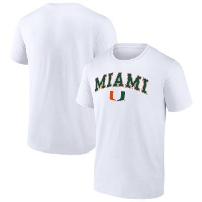 Miami Hurricanes Campus Unisex T-Shirt White
