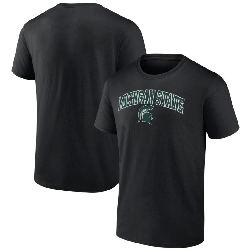 Michigan State Spartans Campus Team Unisex T-Shirt Black