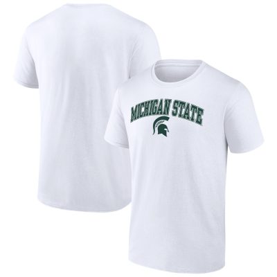 Michigan State Spartans Campus Team Unisex T-Shirt White