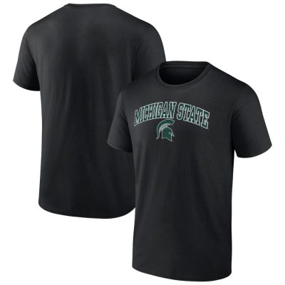 Michigan State Spartans Campus Unisex T-Shirt Black