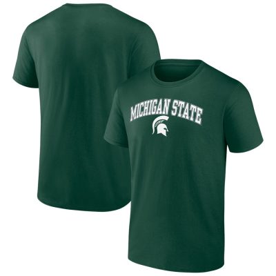 Michigan State Spartans Campus Unisex T-Shirt Green