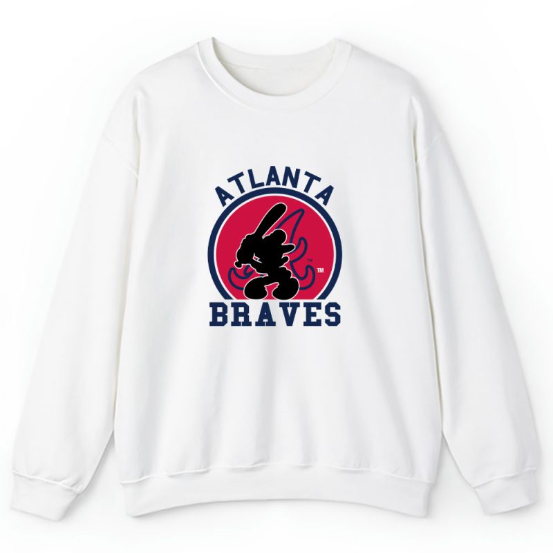 Mickey Mouse X Atlanta Braves Team X MLB X Baseball Fans Unisex Sweatshirt TAS2228