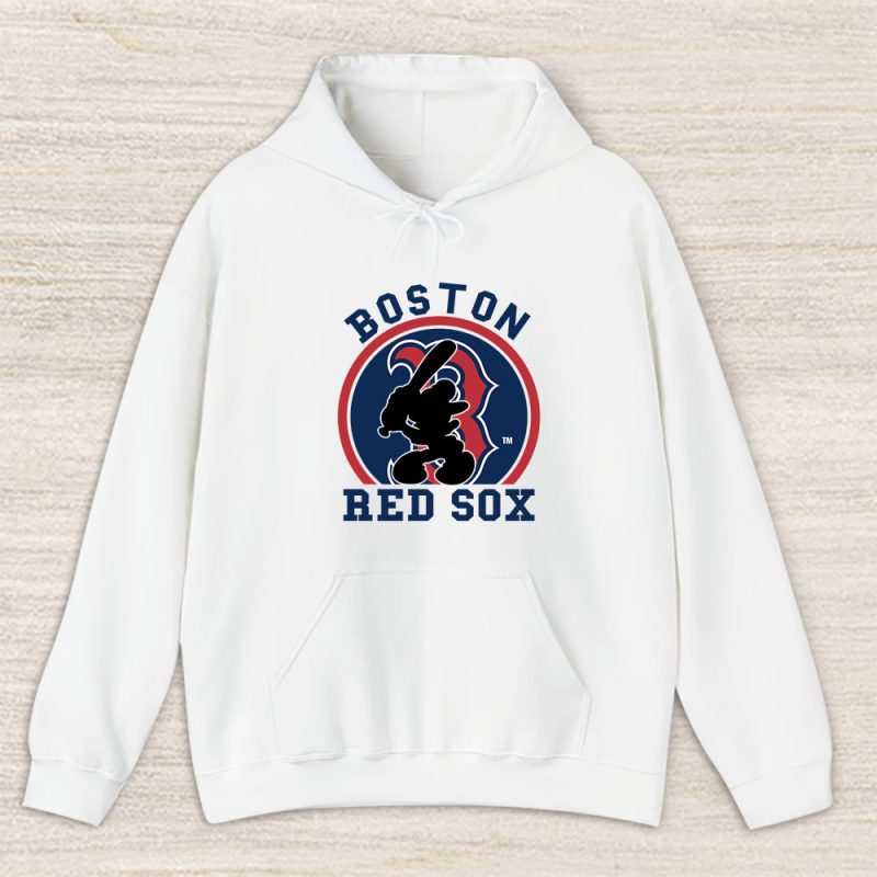 Mickey Mouse X Boston Red Sox Team X MLB X Baseball Fans Unisex Hoodie TAH2237