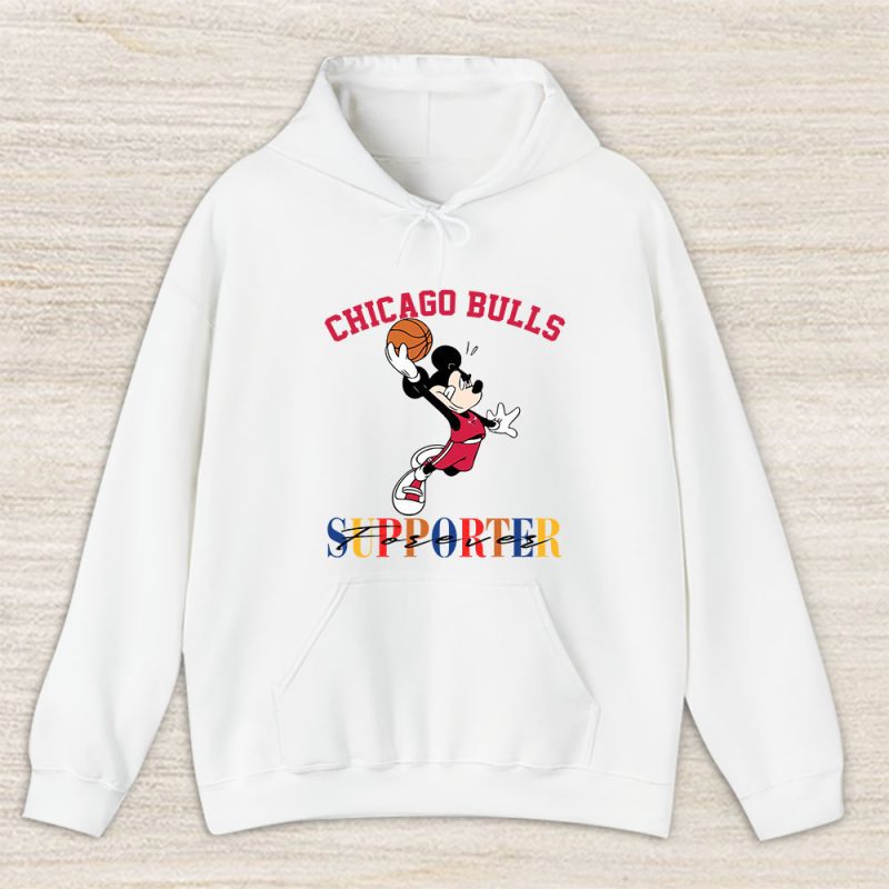 Mickey Mouse X Chicago Bulls Team X NBA X Basketball Unisex Hoodie TAH2240