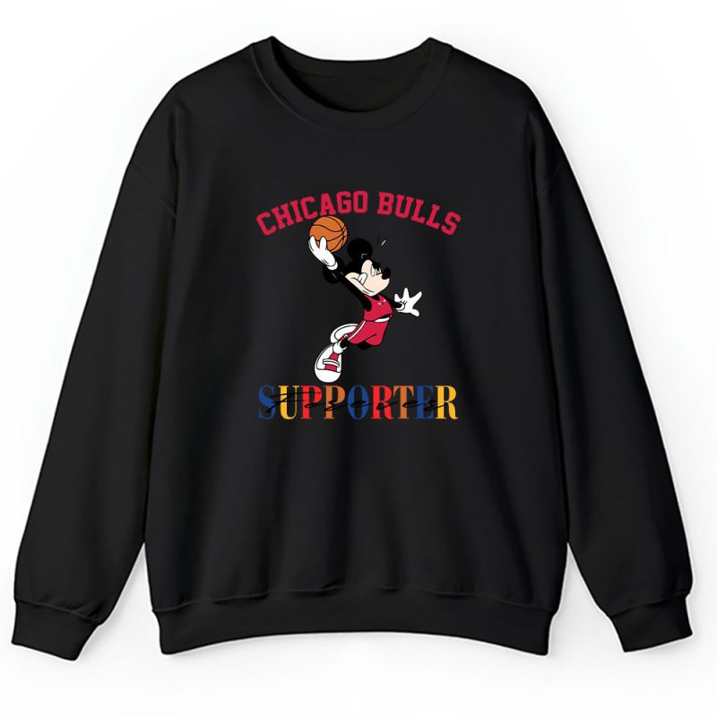 Mickey Mouse X Chicago Bulls Team X NBA X Basketball Unisex Sweatshirt TAS2240