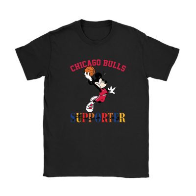 Mickey Mouse X Chicago Bulls Team X NBA X Basketball Unisex T-Shirt TAT2240