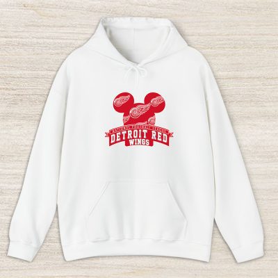 Mickey Mouse X Detroit Red Wings Team X NHL X Hockey Fan Unisex Hoodie TAH2270