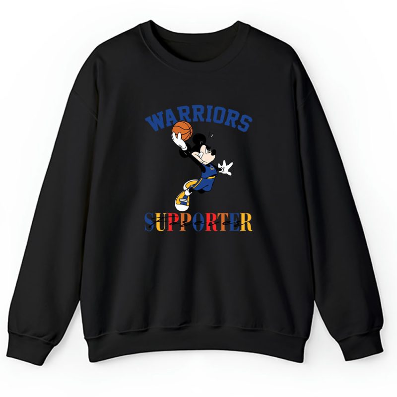 Mickey Mouse X Golden State Warriors Team X NBA X Basketball Unisex Sweatshirt TAS2242