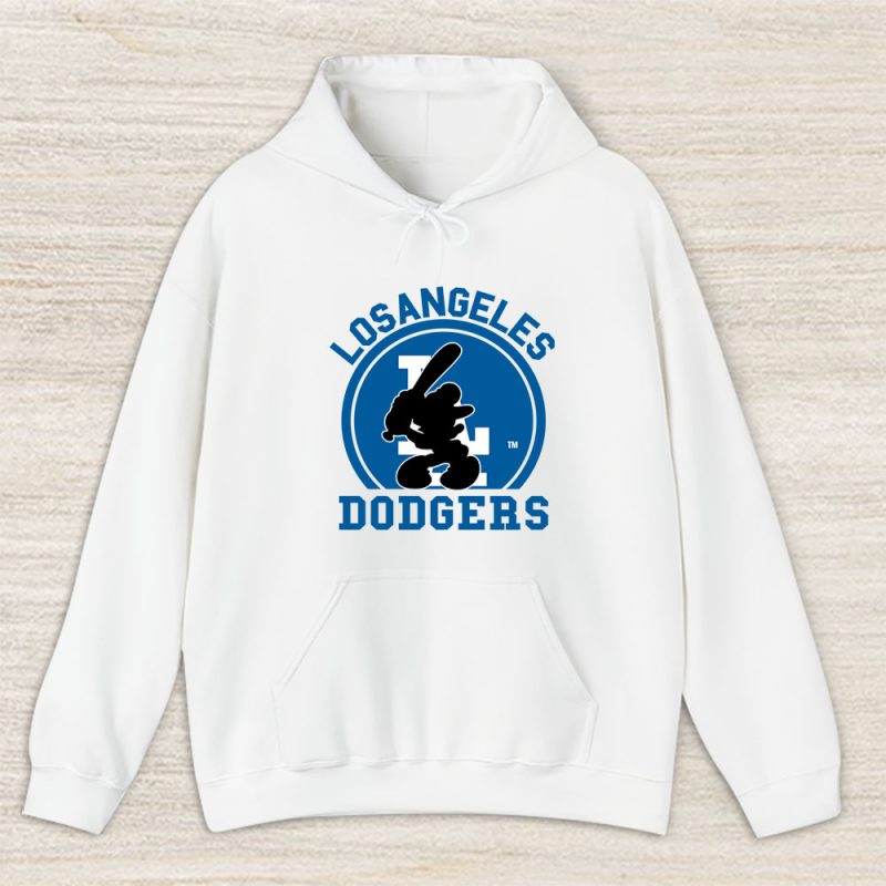 Mickey Mouse X Los Angeles Dodgers Team X MLB X Baseball Fans Unisex Hoodie TAH2230